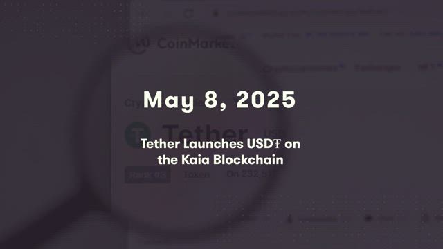 Tether Launches USD₮ on the Kaia Blockchain