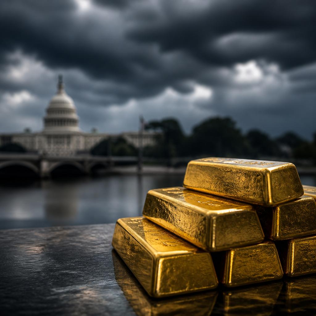 Ouro ganha apoio de refúgio seguro com aumento das preocupações com a dívida dos EUA