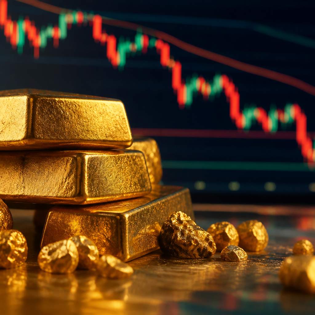 O ouro recua abaixo de 4595 enquanto traders observam o suporte em 4550